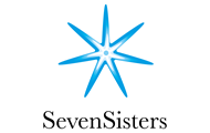 Sevensisters Logo White
