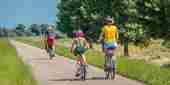 Family Cycling National Park De Biesbosch